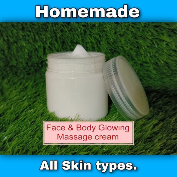 Homemade Face & Body glowing massage cream