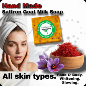 Hand Made Saffron got milk soap