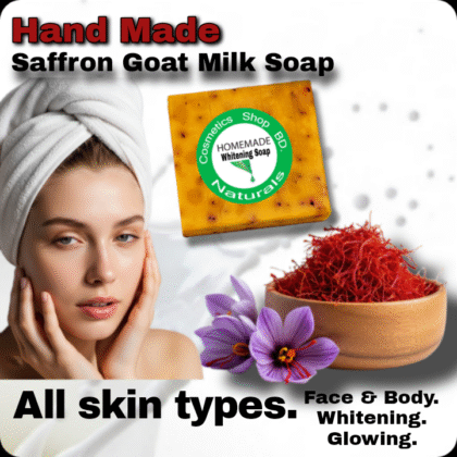 Hand Made Saffron got milk soap