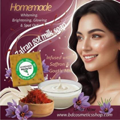 Hand Made Saffron got milk soap