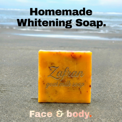 Hand Made Saffron goat milk soap