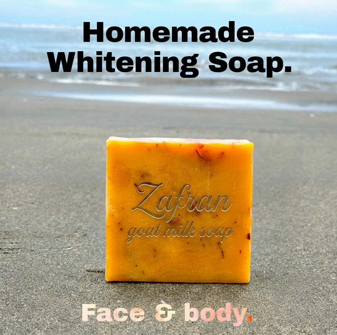 Hand Made Saffron goat milk soap